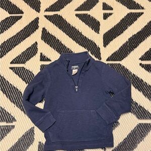 OshKosh B'gosh Blue Quarter-Zip Top